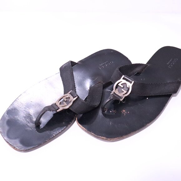 Gucci Black Flip Flops - Size ? - Picture 9 of 11